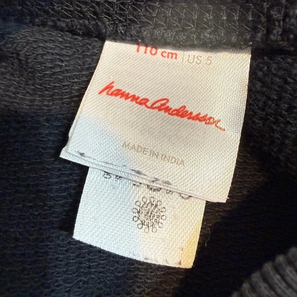Hanna‎ Andersson French terry sweatshirt and joggers solar system space 110/5
